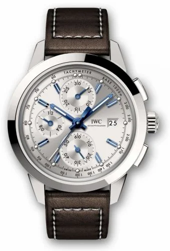IWC Ingenieur Chronograph Custom Stainless Steel / Silver-Blue/ Calf IW3808-AP (IW3808AP)
